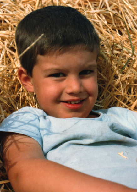 Christopher Paolini con 5 años