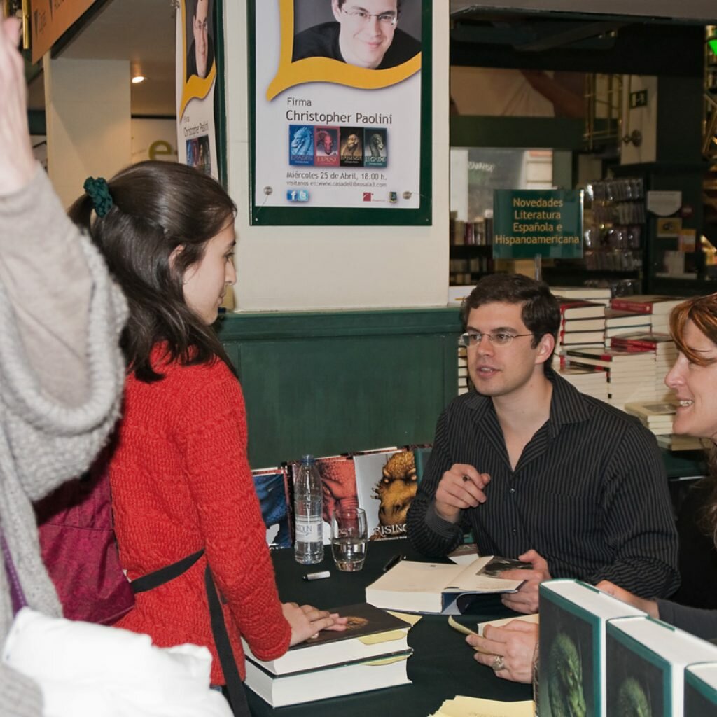 Christopher Paolini en Madrid 2012