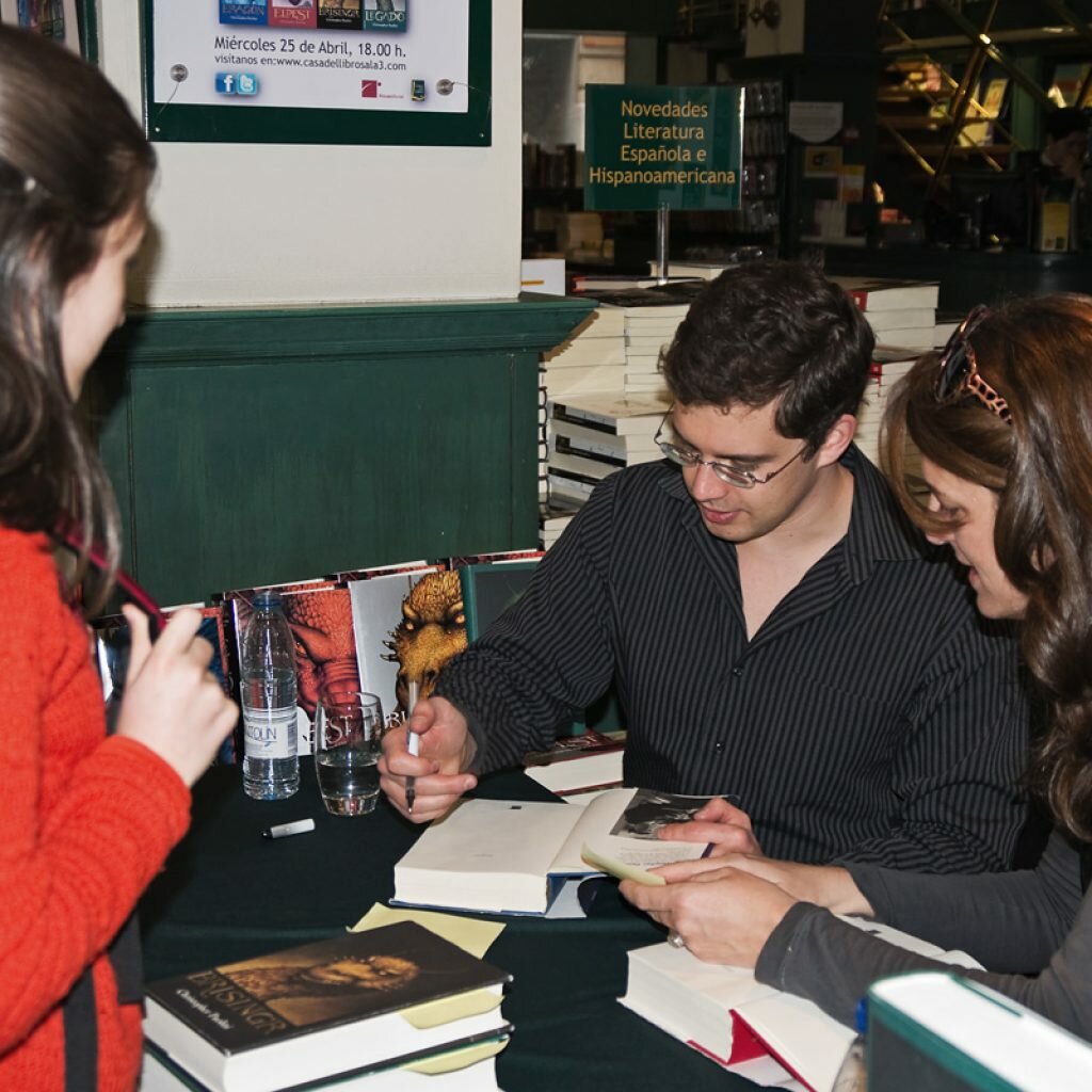 Christopher Paolini en Madrid 2012