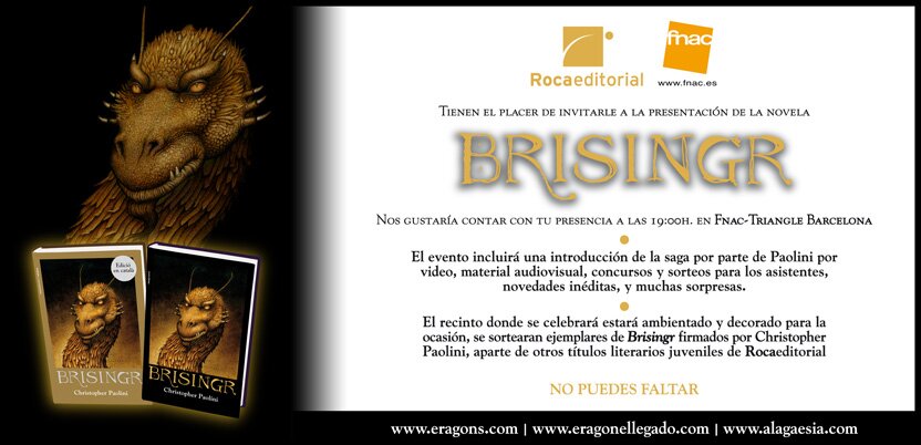 Brisingr Inivitación